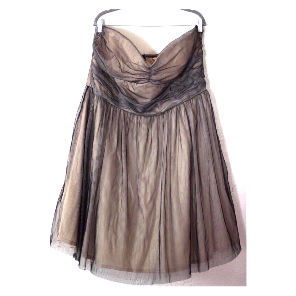 Modcloth strapless tulle dress plus size
